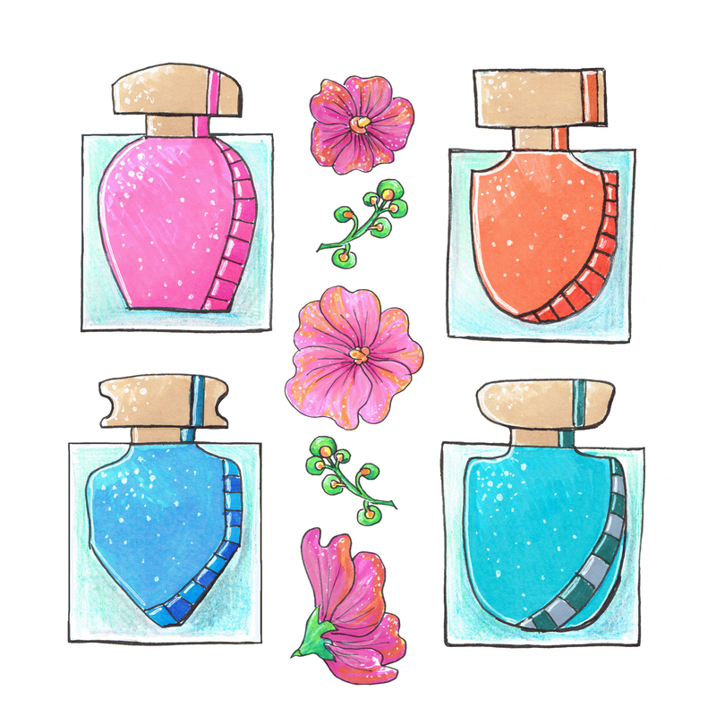 Forskellige typer af parfumer og dufte